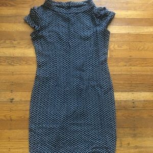 St. John Herringbone pencil dress